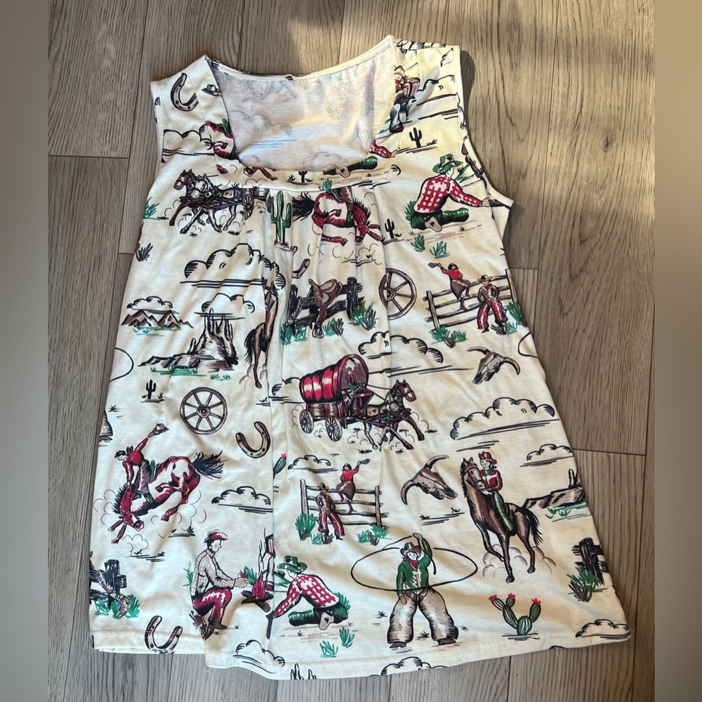 Western Scene Tank Top